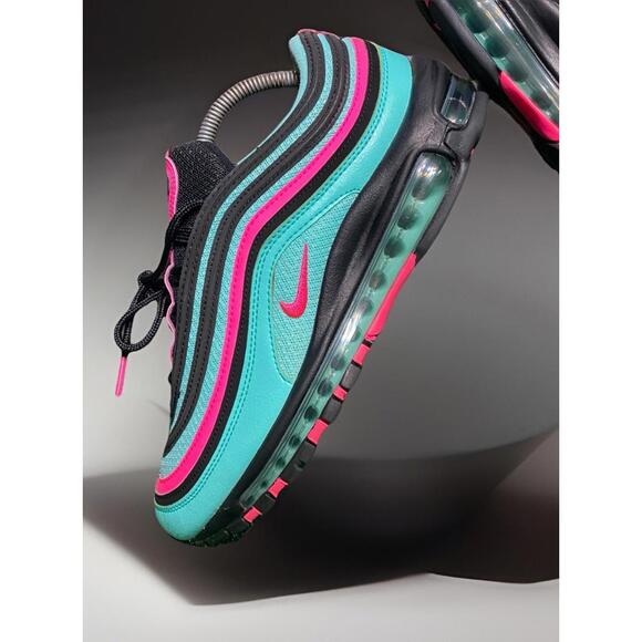 ⬛️ US 8.5-Nike Air Max ‘97 ‘Hyper Turquoise’ Men’s LTR Sneaks CU4877300 ~W 10 - Picture 5 of 16